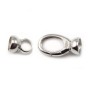 Argent 925 fermoir mousqueton 9x28mm x 1pc 
