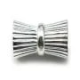 Argent 925  Fermoir aimande 22.5x15.50mm x 1pc  