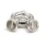 Argent 925 Fermoir a ressort 16x30mm boué  6.5mm x 1pc  