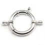 Argent 925 Fermoir a ressort 22mm x 1pc 