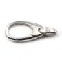 Argent 925 Fermoir porte clé 10x19mm x 1pc