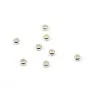 Intercalaire en argent 925, de forme ronde, de taille 2x4mm x 10pcs
