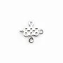 Intercalaire Noeud Chinois Argent 925 9mm x 2 st 