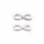 Intercalaire infini, argent 925, 5x15mm x 2pcs