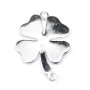 Intercalaire étoile en argent 925 12x17mm x 1pc