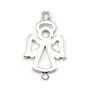 Intercalaire étoile en argent 925 12x17mm x 1pc