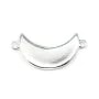 Intercalaire noeud en argent 925 12x20mm x 1pc