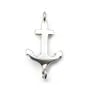 Intercalaire ancre en argent 925  9x19mm x 1pc