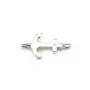 Intercalaire ancre en argent 925  9x19mm x 1pc