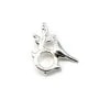 Pendentif branche et oiseau , argent 925 ,15.5x18mm x 1pc