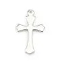 Argent 925 pendantif Croix 12x20mm x 1pc