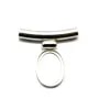 Support pour cabochon 13x18mm argent 925,x 1pc