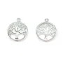 Breloque renard en argent 925 12x14mm x 1pc