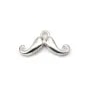 Breloque zebre en argent 925 7x13mm x 1pc