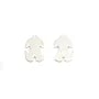 Breloque chien en argent 925  18x11mm x 1pc