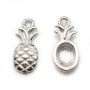 Breloque en argent 925, en forme d'ananas, 6 * 13mm  x 1pc