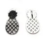 Breloque en argent 925, en forme d'ananas, 9 * 18mm x 1pc