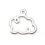 Breloque en argent 925, en forme de nuage, 12 * 9mm x 2pcs