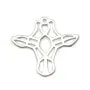 Breloque en argent 925, en forme de buffle, 18 * 20mm x 1pc
