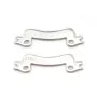 Intercalaire en argent 925, en forme de ruban à graver, 20 * 5.5mm x 1pc