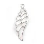 Breloque aile ciselée Argent 925  22 *9 mm x 2pcs 