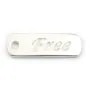 Breloque Free  Argent 925 17x6mm x 2pcs