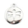 Breloque Libellule découpée Argent 925 15 mm x 1pc