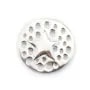 Intercalaire rond étoile Argent 925 14 mm x 1pc