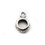 Argent 925 rondelle 7mm x 2pcs