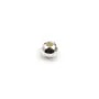 Argent 925 Boule Ronde facette 5mm x 10pcs