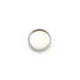 Serti en argent 925, pour cabochon rond de 8mm x 2pcs