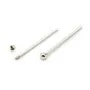 Tige à boule,argent 925 ,27mm x 2pcs