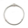 Bracelet en argent 925, maille serpentine, épaisseur de fil 3mm x 1pc