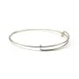 Adjustable bracelet in silver 925, measuring 57mm, x 1pc