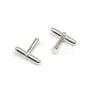 925 Sterling Silver cufflink pendant  24x7.6mm x 1pc 