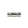 Tube Forme Papillote Argent 925 11x3mm x 2pcs 