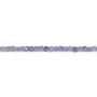 Tanzanite, en forme de cube facette 2mm x 40cm