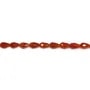 Cornaline goutte facetté 5x8mm x 4 pcs