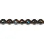 Chrysocolle rond 8mm x 40cm