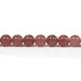 Quartz fraise,de forme rond ,10mm x 39cm