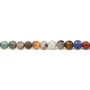 Pierres mixtes ronde 4mm x 40cm