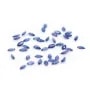 Saphir bleu à sertir, en forme de navette, 2.5 * 5mm x 1pc