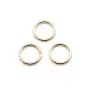Anneaux soudé en gold filled 14 carats 7mm x 5pcs