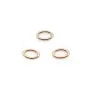 Anneau ovale ouvert 0.64X3.5X5.3mm Gold Filled 14 carats x 10 pcs