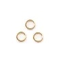 Anneau ouvert 0.64X5mm Gold Filled 14 carats X10pcs