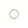 Anneaux torsade en gold filled 14 carats 10x0.76mm x 5pcs
