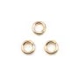 Anneaux ouvert en gold filled 14 carats 5x1.0mm x 5pcs