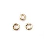Anneaux ouvert en gold filled 14 carats 4x1.0mm x 6pcs