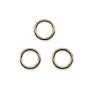Anneau soudé en gold filled 14 carats 1x8mm x 2pcs