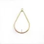 Breloque goutte 19x31x0.7mm, en gold-filled 14 carats x 1pc